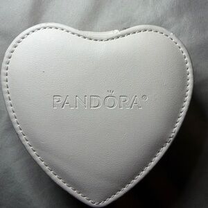 Pandora Heart-Shaped White Case